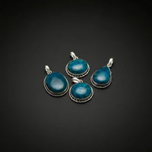 Load image into Gallery viewer, PENDANT | Blue Apatite | 925 Silver Plated
