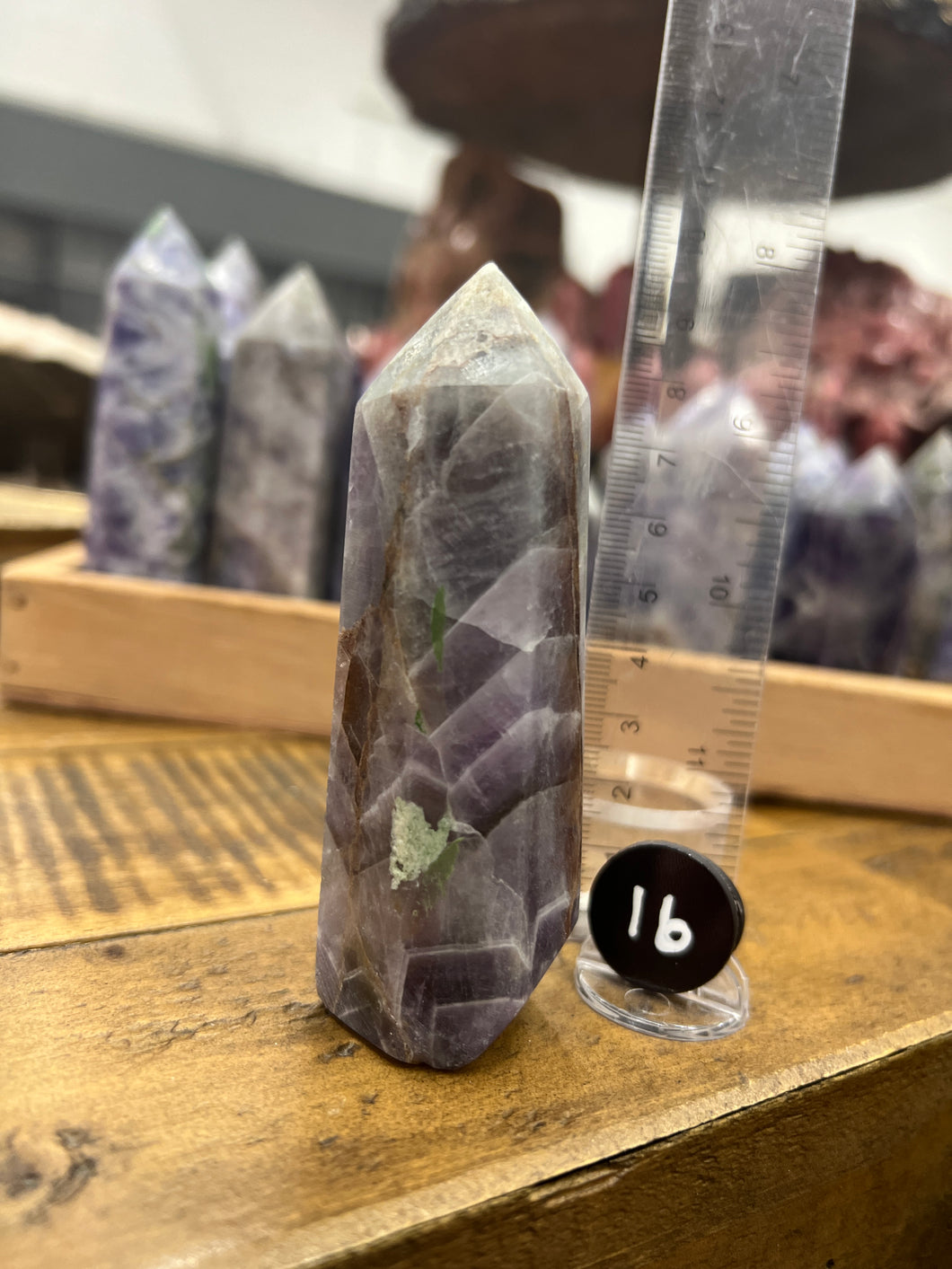 Opalized Purple Fluorite Tower