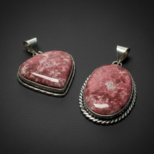Load image into Gallery viewer, PENDANT | Thulite | 925 Silver Plated
