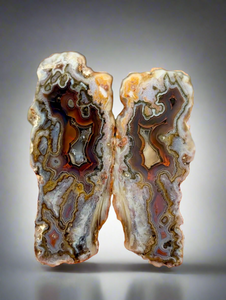 Museum Grade Turkish Agate Pair • Turkey • POLISHED