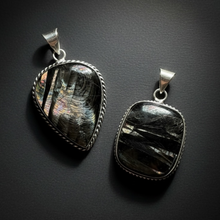 Load image into Gallery viewer, PENDANT | Hypersthene | 925 Silver Plated
