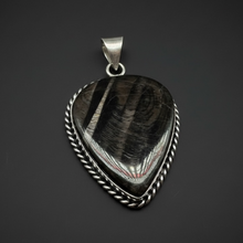 Load image into Gallery viewer, PENDANT | Hypersthene | 925 Silver Plated
