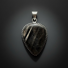 Load image into Gallery viewer, PENDANT | Hypersthene | 925 Silver Plated
