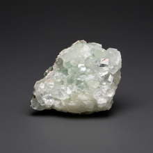 Load image into Gallery viewer, Light Mint Green “Disco Ball” Radial Apophyllite on Pink &amp; Green Heulandite — Deccan Traps, India
