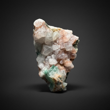 Load image into Gallery viewer, Green Apophyllite on Red &amp; Green Heulandite – Deccan Traps, Maharashtra, India
