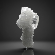 Load image into Gallery viewer, Druzy Chalcedony Stalactites with Druzy Clear Apophyllite | Maharashtra, India
