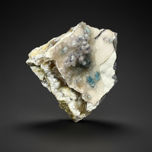 Load image into Gallery viewer, Blue-Green Chrysocolla in Botryoidal Chalcedony Cabinet Specimen | Indonesia
