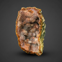 Load image into Gallery viewer, “Goblin Chalcedony” Pink &amp; Orange Druzy Botryoidal Stalactites — Tichka Massif, High Atlas, Morocco
