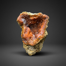 Load image into Gallery viewer, “Goblin Chalcedony” Pink &amp; Orange Druzy Botryoidal Stalactites — Tichka Massif, High Atlas, Morocco
