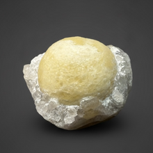 Load image into Gallery viewer, Rare Botryoidal Yellow Fluorite on Quartz Matrix  Collector Mineral Specimen – Maharashtra, India
