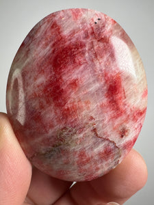 Red Moonstone from Sri Lanka