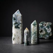 Load image into Gallery viewer, TOWER | Moss Agate 2”-4”
