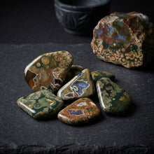Load image into Gallery viewer, TUMBLED • Rainforest Jasper
