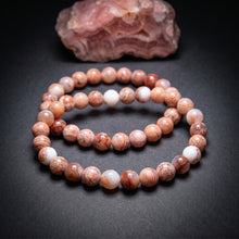 Load image into Gallery viewer, BRACELET Pink Agate - MED 8MM Beads
