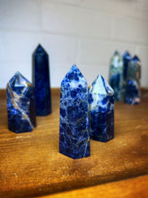 Load image into Gallery viewer, Sodalite Obelisk Tower from Brazil • High Grade
