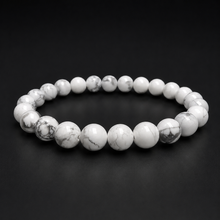 Load image into Gallery viewer, BRACELET Howlite - MED 8mm
