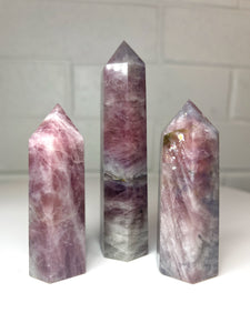 Blue Rose Quartz Obelisk Tower from Brazil • High Grade