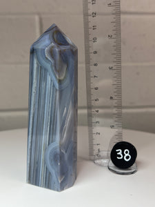 Banded Agate Obelisk Tower