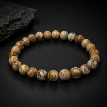 Load image into Gallery viewer, BRACELET Picture Jasper - MED 8mm
