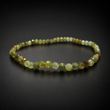Load image into Gallery viewer, BRACELET Green Garnet - 4MM Faceted
