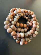 Load image into Gallery viewer, BRACELET Petrified Wood - MED 8MM Beads
