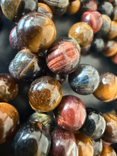 Load image into Gallery viewer, BRACELET Mix Tiger Eye - MED 8MM Beads

