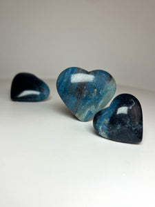 Blue Trolleite from Brazil • Heart