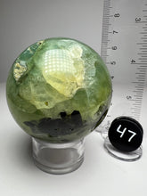 Load image into Gallery viewer, Epidote in Botryoidal Prehnite Sphere
