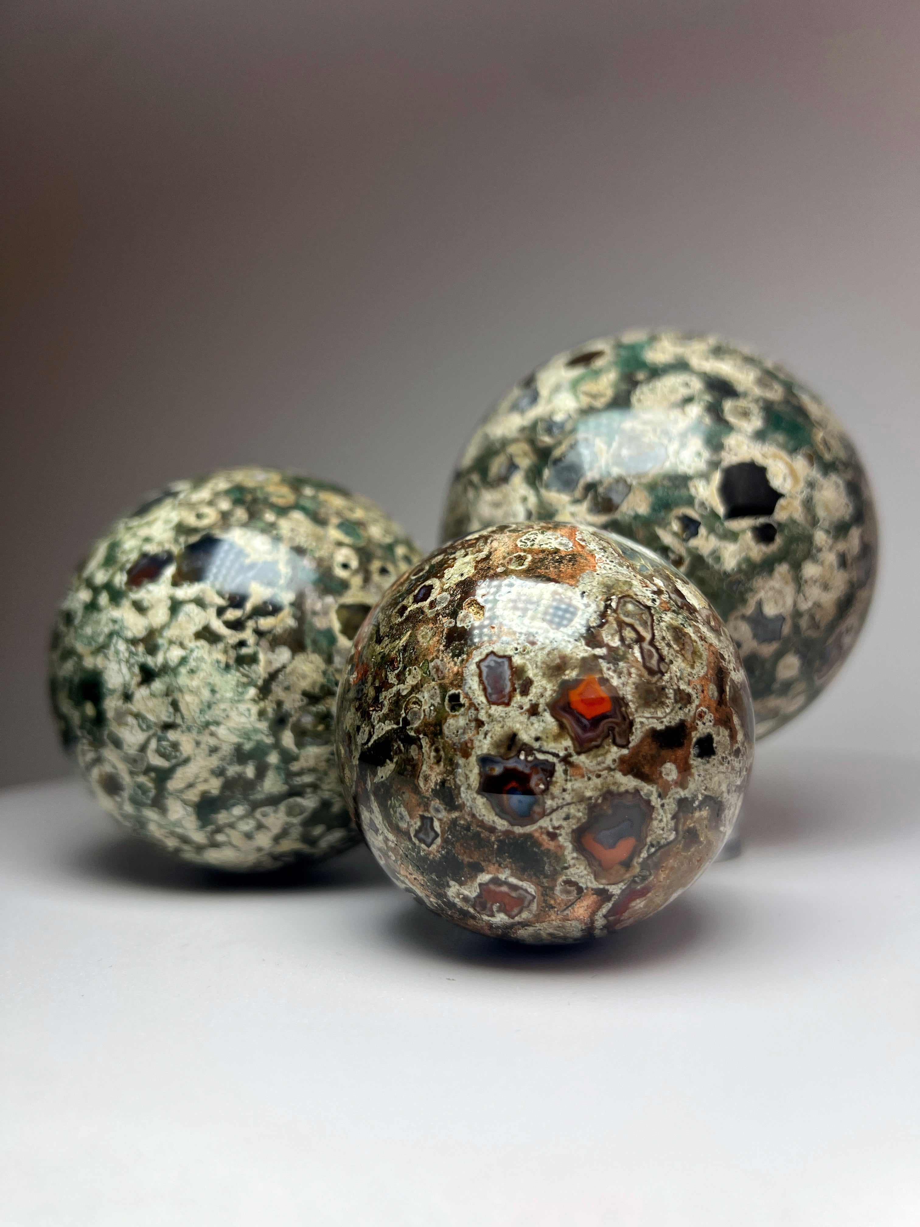 Rainforest Jasper Agate Sphere from Madagascar – Wandering Stones