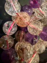 Load image into Gallery viewer, TRANSFORMATION BRACELET super 7 &amp; Rutile - MED 8MM Beads
