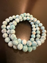 Load image into Gallery viewer, BRACELET | Larimar | 8MM Beads
