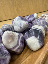 Load image into Gallery viewer, Tumbled - Chevron Dream Amethyst LG
