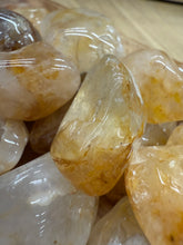 Load image into Gallery viewer, Tumbled - Fire (Hematite) Quartz SM/MED
