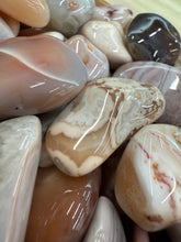 Load image into Gallery viewer, TUMBLE Pink Botswana Agate MED/LG
