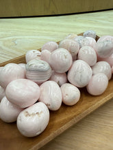 Load image into Gallery viewer, TUMBLE Pink Mangano Calcite from Peru MED/LG
