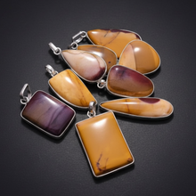 Load image into Gallery viewer, PENDANT | Mookaite | 925 Silver Plated
