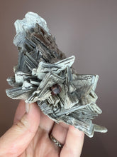 Load image into Gallery viewer, Silver Star Mica + Spessartine Garnet Origin: Shengus-Mine, Skardu, Pakistan
