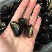 Load image into Gallery viewer, Tumbled - Red and Blue Amber from Indonesia - sm
