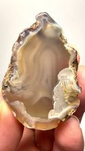 Load and play video in Gallery viewer, Polished Malawi Agate Half – High-Grade African Banded Agate Display Specimen
