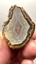 Load and play video in Gallery viewer, Polished Malawi Agate Half – High-Grade African Banded Agate Display Specimen
