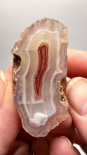 Load and play video in Gallery viewer, Polished Malawi Agate Half – High-Grade African Banded Agate Display Specimen
