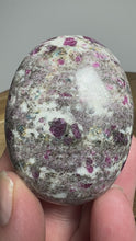 Load and play video in Gallery viewer, Ruby in Albite Palm Stone from India
