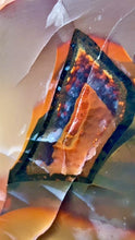 Load and play video in Gallery viewer, Turkish Agate with Vibrant Microscopic Rainbow Inclusions - Turkey
