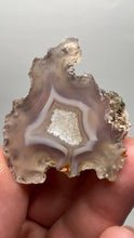 Load and play video in Gallery viewer, Polished Malawi Agate Half – High-Grade African Banded Agate Display Specimen
