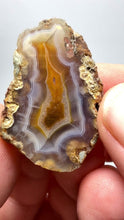 Load and play video in Gallery viewer, Polished Malawi Agate Half – High-Grade African Banded Agate Display Specimen
