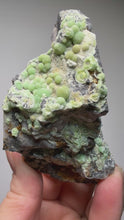 Load and play video in Gallery viewer, High-Grade Green Wavellite Collectors Specimen - Radiating Botryoidal Crystal Formation - Arkansas, USA
