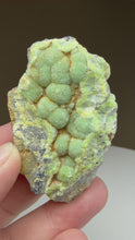 Load and play video in Gallery viewer, Green Wavellite Cluster Mineral Specimen • Arkansas, USA

