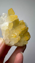 Load and play video in Gallery viewer, High Grade Golden Iron-Stained Himalayan Quartz Cluster | Rare Pakistan Mineral Specimen | Collector Display Crystal
