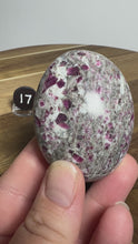 Load and play video in Gallery viewer, Ruby in Albite Palm Stone from India
