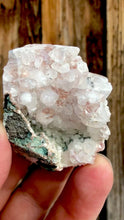 Load and play video in Gallery viewer, Red Phantom Apophyllite on Green Heulandite • Maharashtra, India
